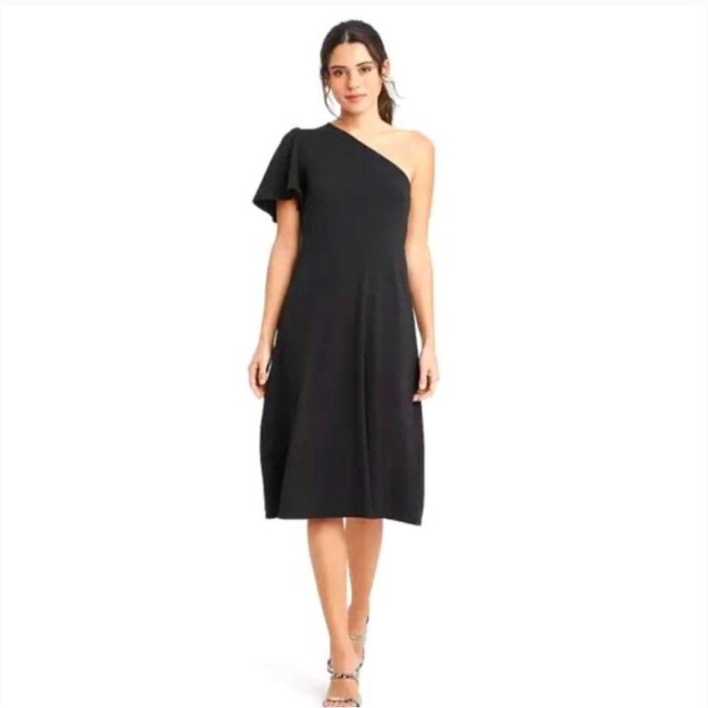 Who What Wear One Shoulder Dress